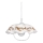 Prezent 74197 A02 - Candelabro suspenso LYRA 1xE27/60W/230V